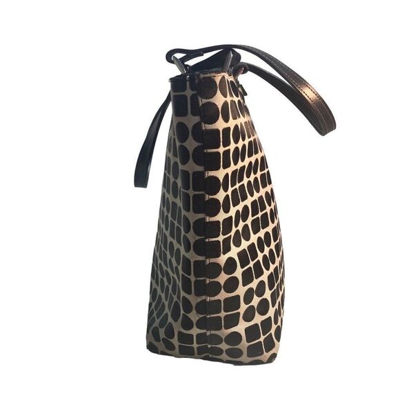 KATE SPADE VINTAGE Noel Pattern Chelsea Tote 10.5X4X8.75‎ - Picture 2 of 12